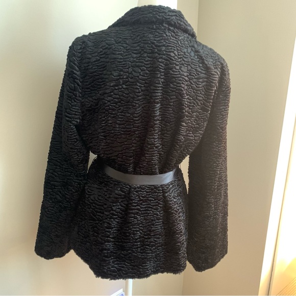 INC Black Petite Button Up Coat - Picture 3 of 9